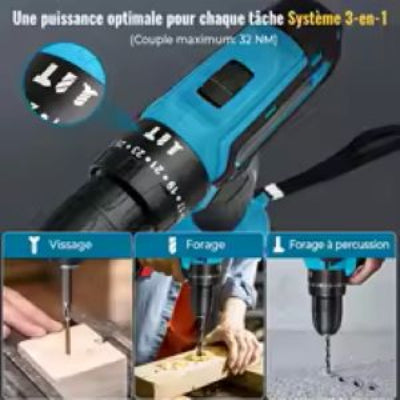 28V Cordless Hammer Dril