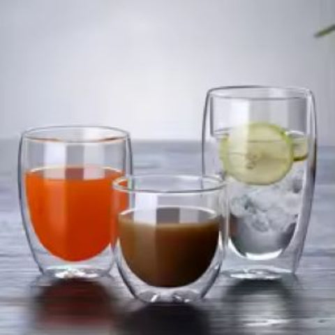 Insulated Glasses for Hot and Cold Drinks