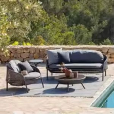 Nordic Outdoor Rattan Garden Sofas