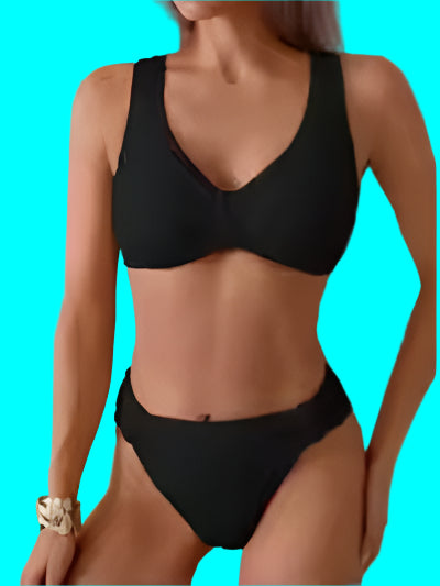 High-Waisted Bikini Set