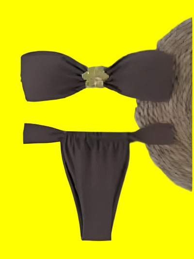 2025 Push-Up Bandeau Bikini Set