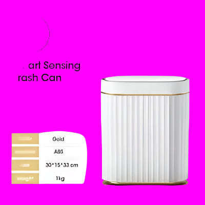 7L/9L Smart Sensor Trash Can – Automatic