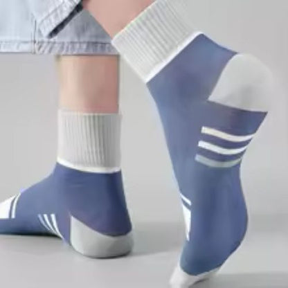 5 Pairs Men’s Mid-Calf Sports Socks