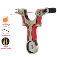 Laser-Aiming Metal Slingshot
