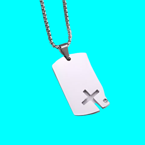 Men’s Chain with Cross Pendant