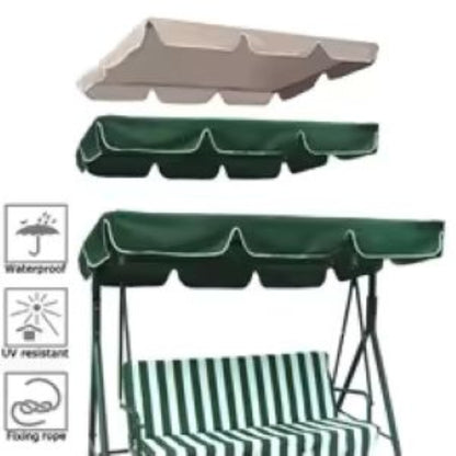 3-Person Garden Canopy Swing Hammock