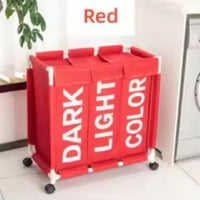 3-Compartment Laundry Basket