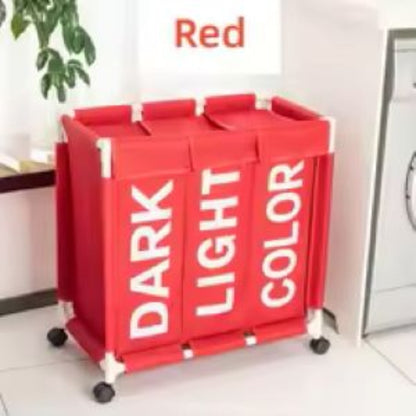 3-Compartment Laundry Basket