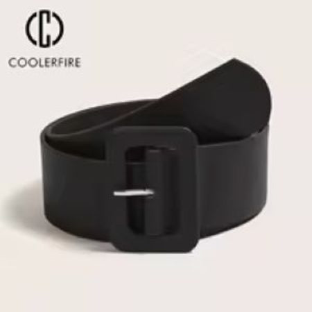 Wide Women's PU Leather Belt