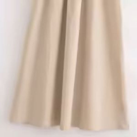 Khaki Elegant Long Dress for Women