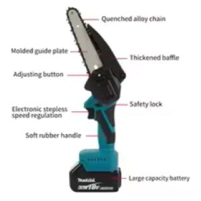 Makita UC100 Cordless Electric Chainsaw