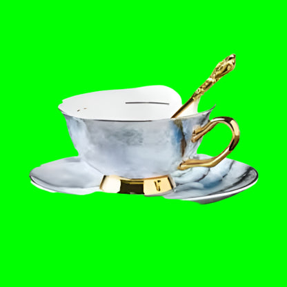 Retro Imperial-Style Coffee Cups