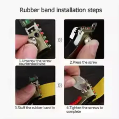 Laser-Aiming Metal Slingshot