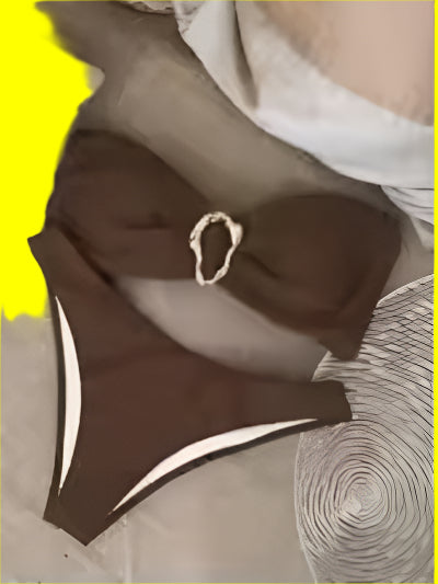 2025 Push-Up Bandeau Bikini Set