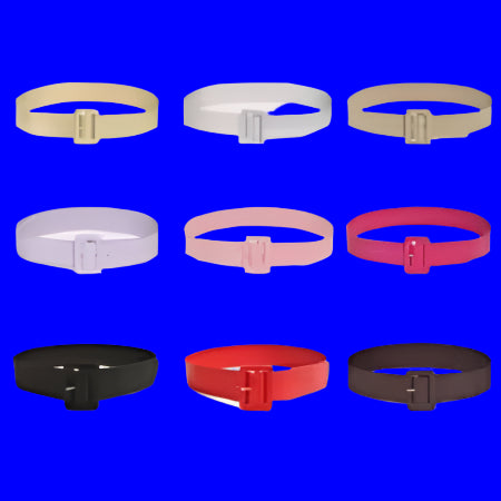 Wide Women's PU Leather Belt
