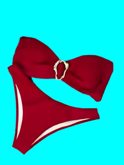 2025 Push-Up Bandeau Bikini Set