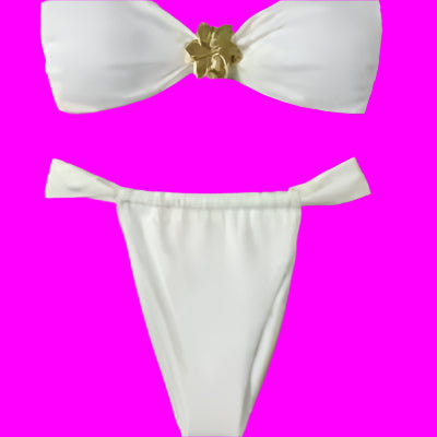 2025 Push-Up Bandeau Bikini Set