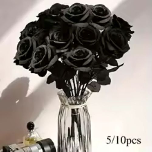 Artificial Black Roses