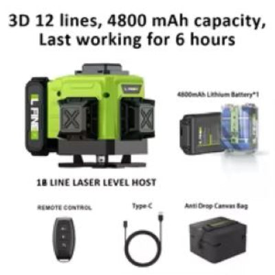 LFINE 3D/4D Laser Level – 12/16